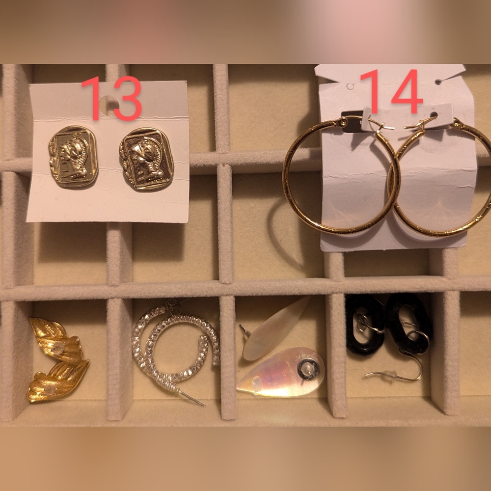Various New & Vintage Earrings - Picture 9 of 13